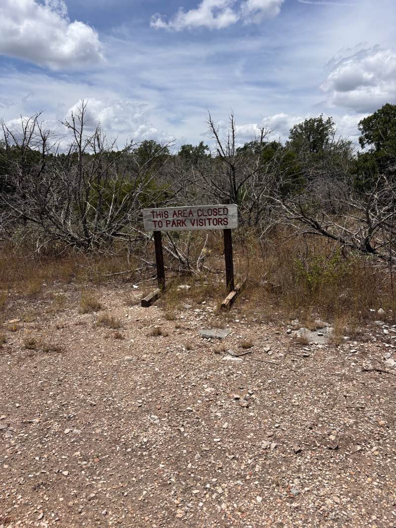 walking near me in Longhorn Cavern State Park in summer