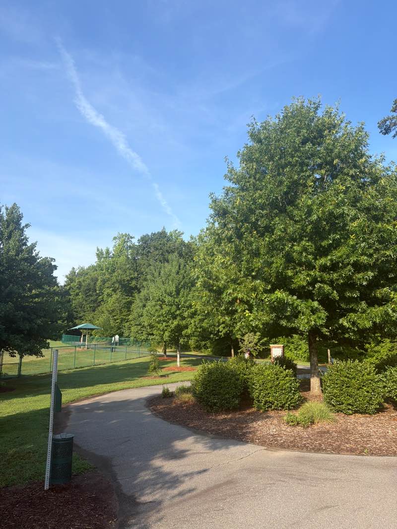 walking near me in Weddington Road Park in summer