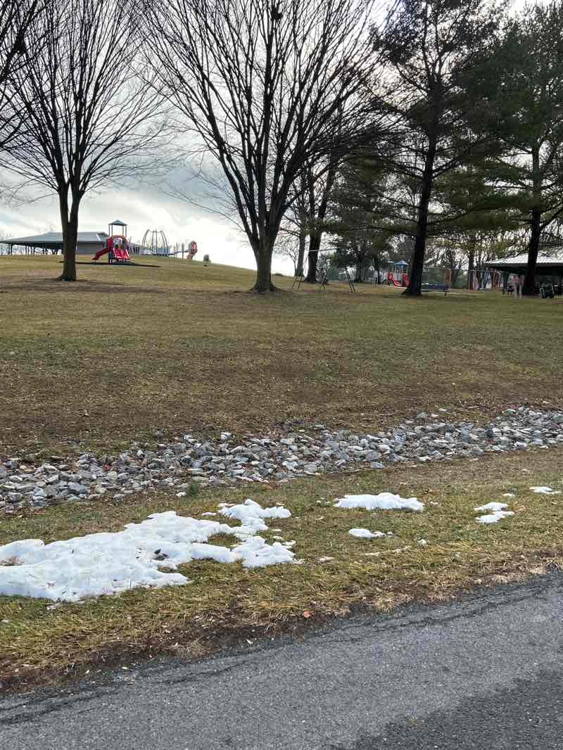 walking near me in Ditto Farms Regional Park in winter