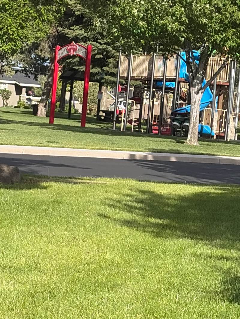 walking near me in Baker Park in summer