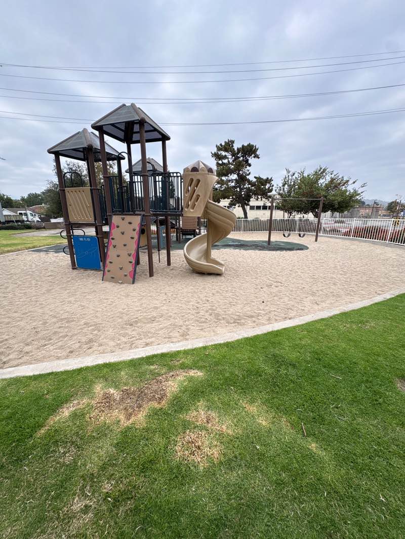 walking near me in Community Playground in summer