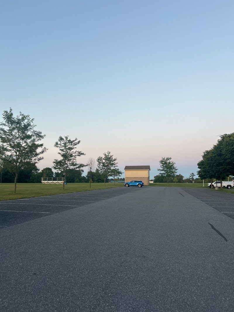walking near me in Myerstown Frisbee Golf Park in summer