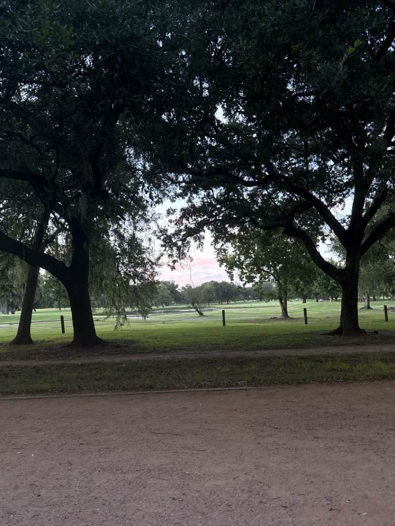 walking near me in Hermann Park in summer