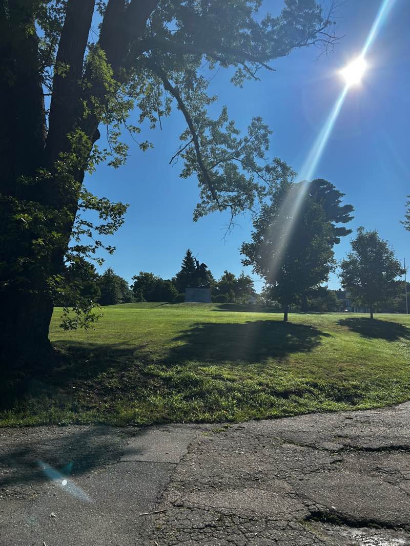 walking near me in Stark Park in summer