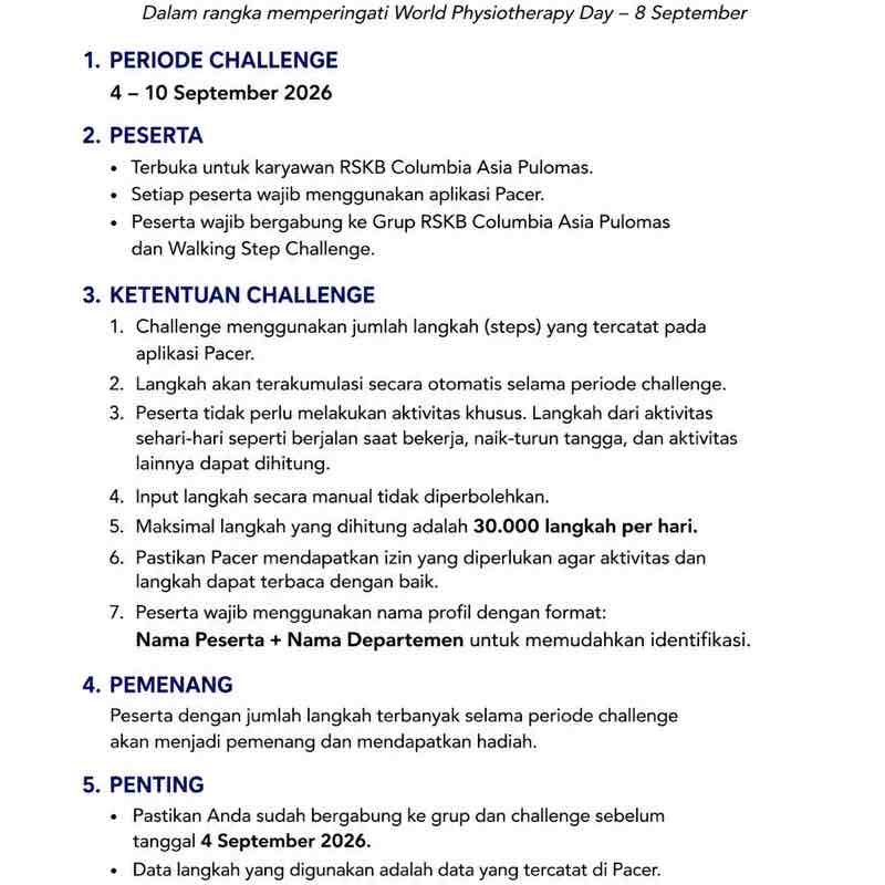 RSKB Columbia Asia Pulomas Faza Physio post image