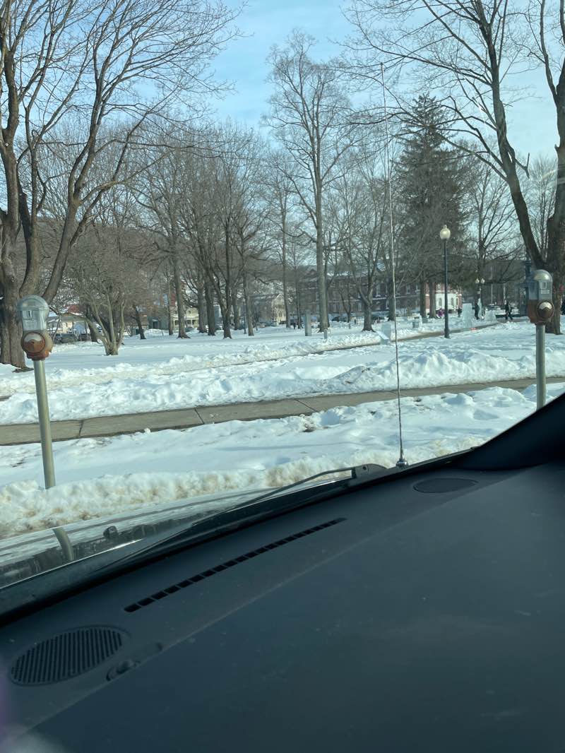 walking near me in Fountain Park in winter