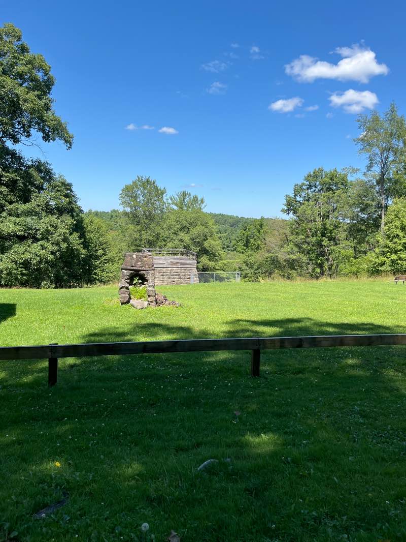 walking near me in Helen Furnace State Park in summer