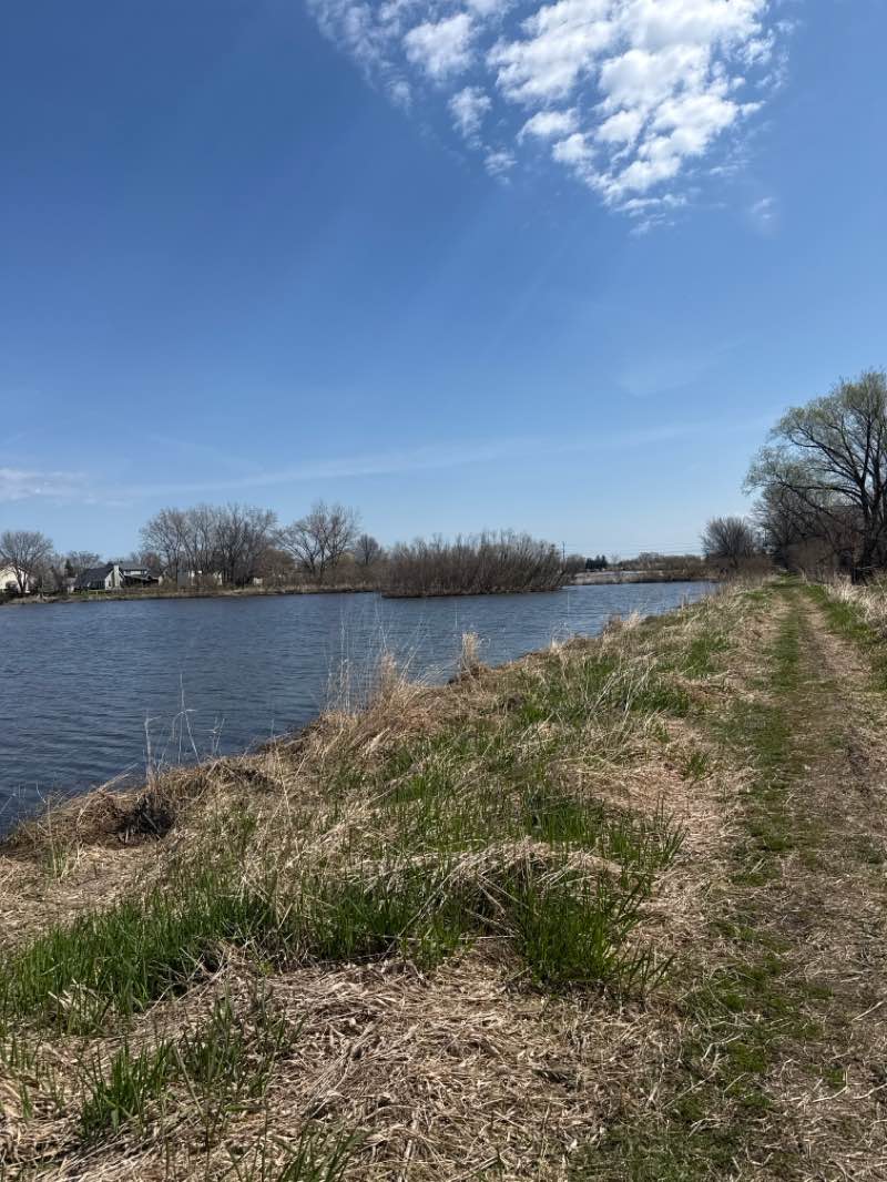 walking near me in Village Park in spring