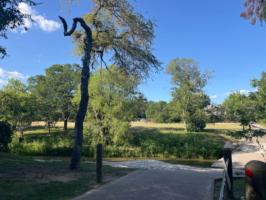 walking near me in Pfluger Park in summer