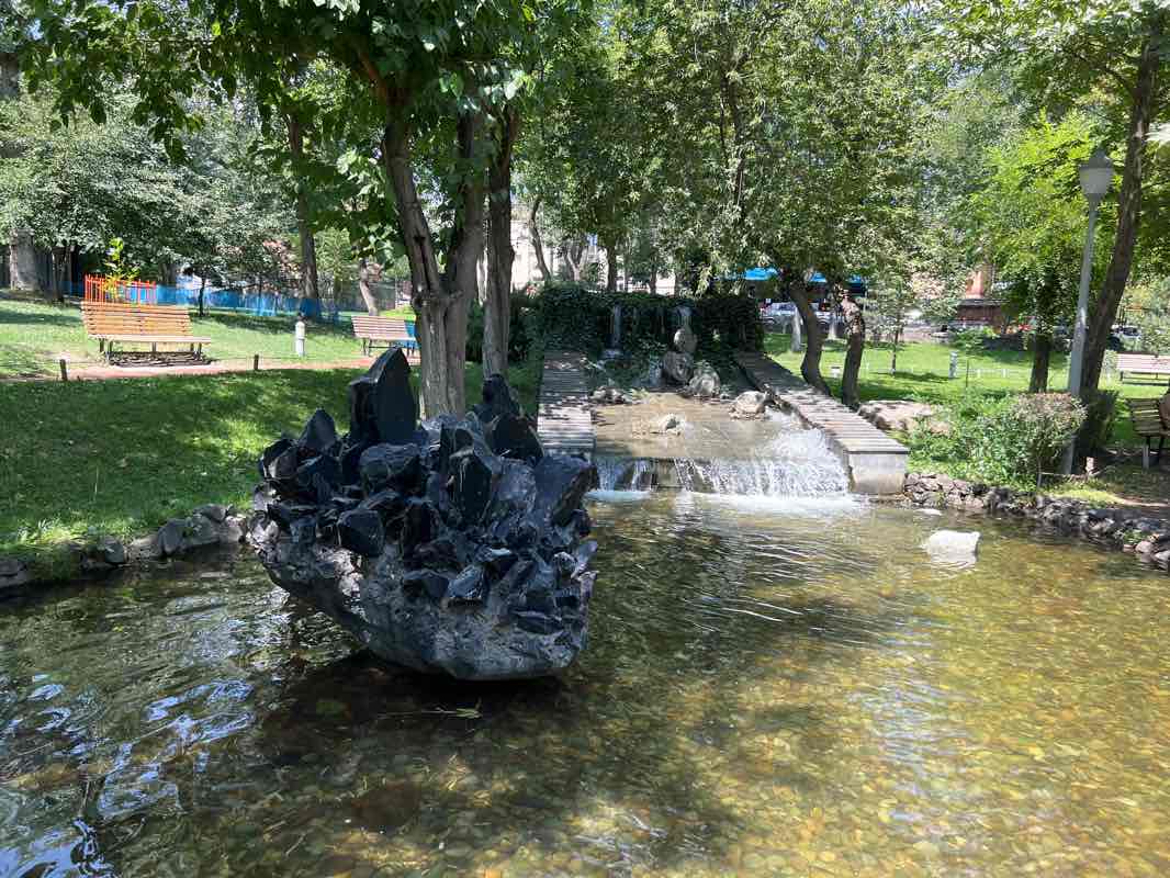 walking near me in Circular Park in winter