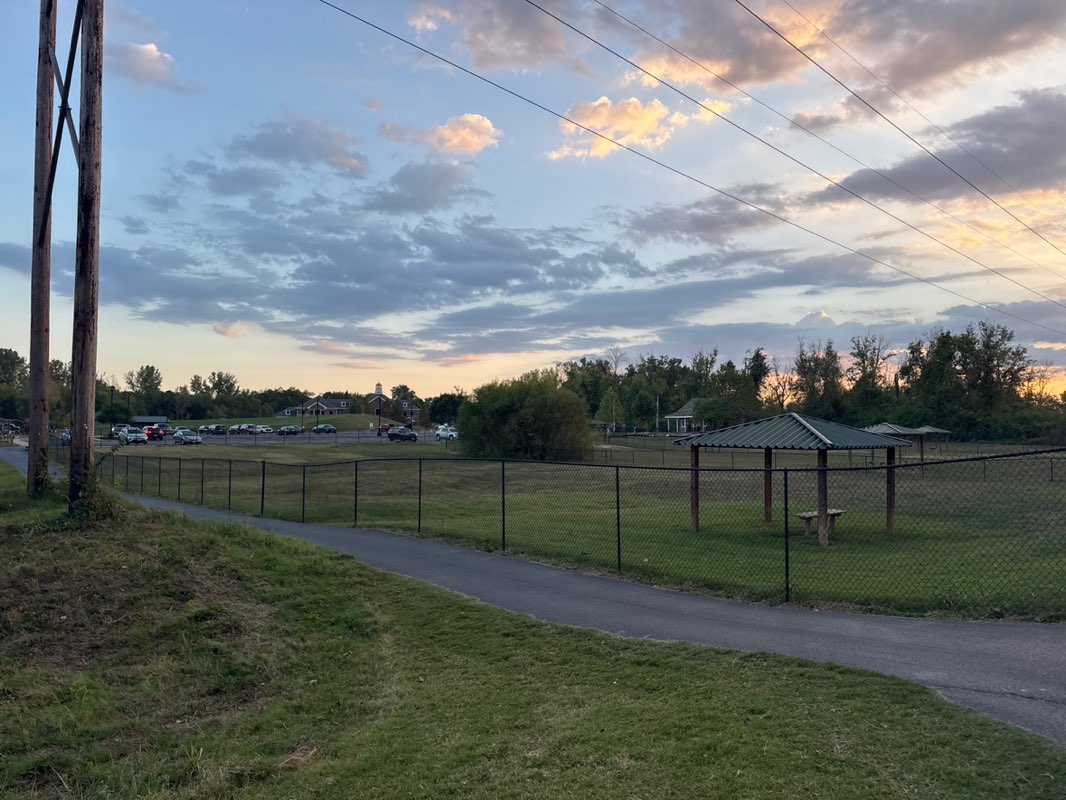 walking near me in Legacy Park in autumn