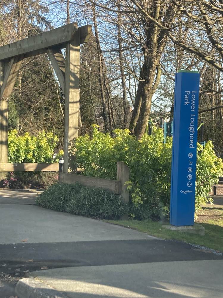 walking near me in Lower Lougheed Park in spring