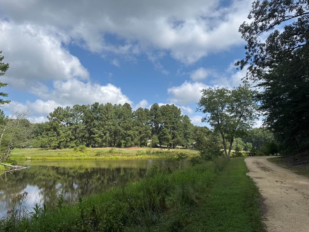 walking near me in Tilghman Park in autumn