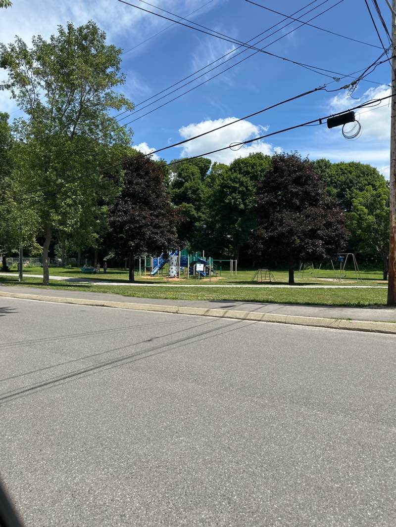 walking near me in Second Street Park in summer