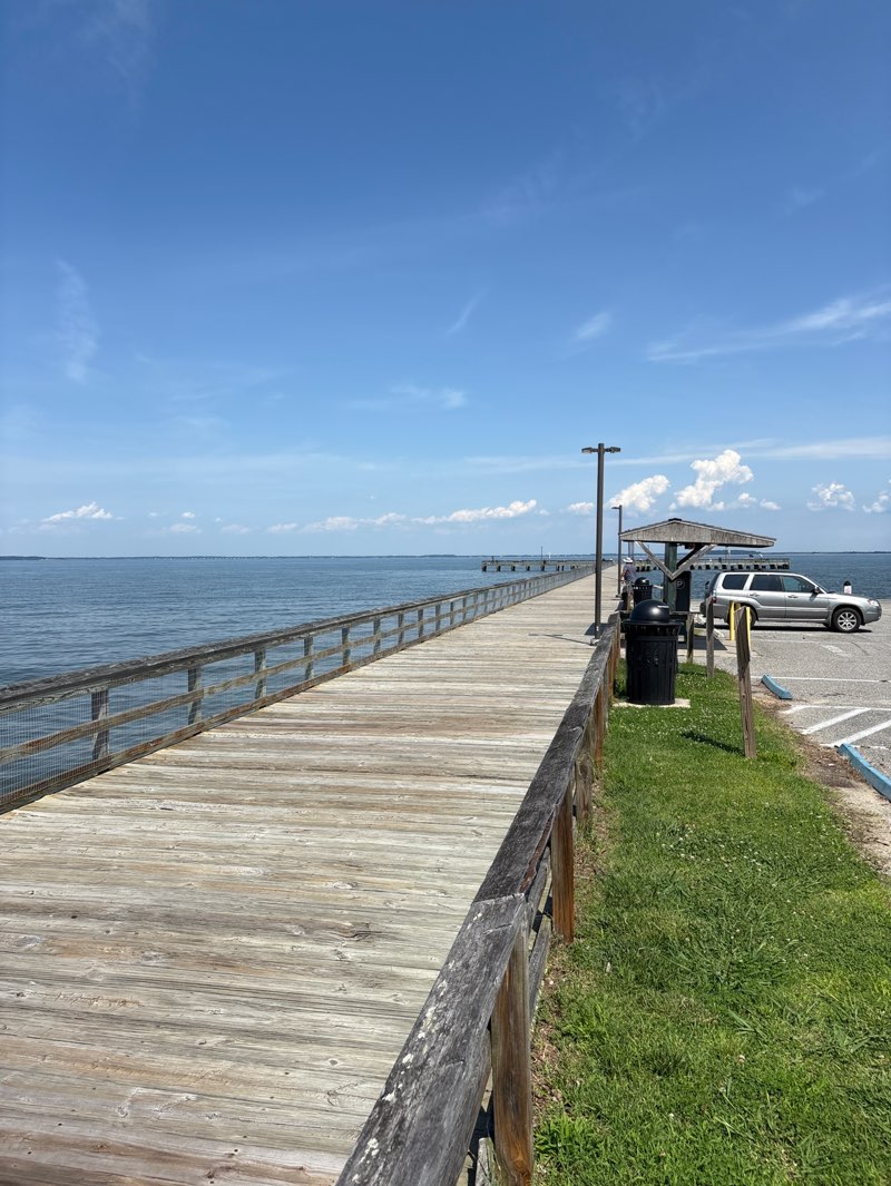 walking near me in Romancoke Wharf County Park in summer