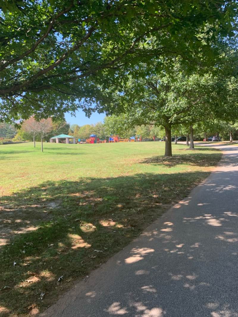 walking near me in Alexander Park in winter