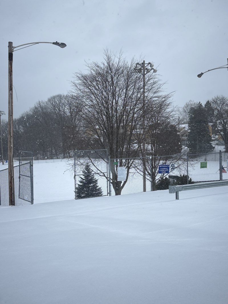 walking near me in West Homestead Community Park in winter