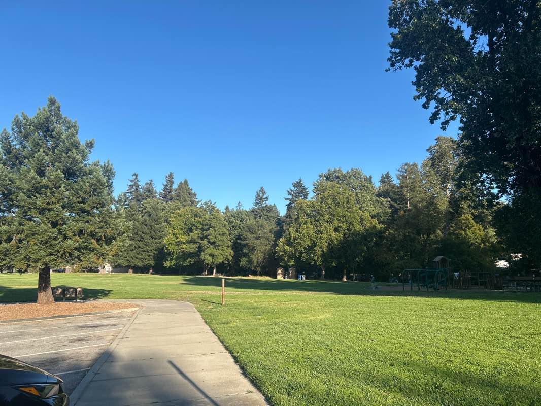 walking near me in Felton Covered Bridge Park in autumn