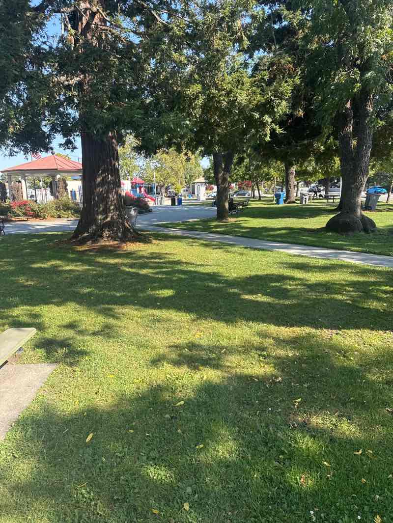 walking near me in Walnut Park in autumn