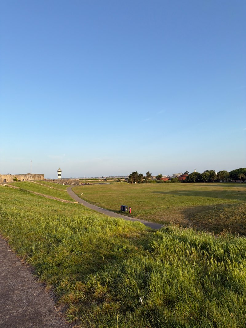 walking near me in Castle Field in summer