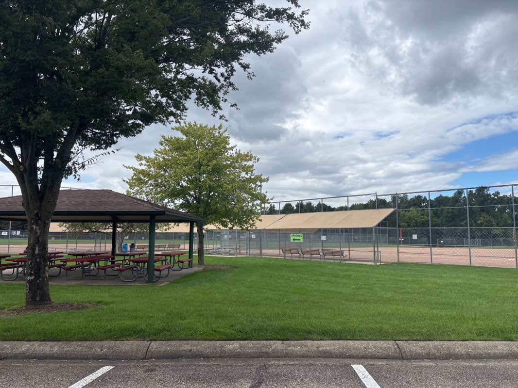 walking near me in Keith Sports Park in autumn