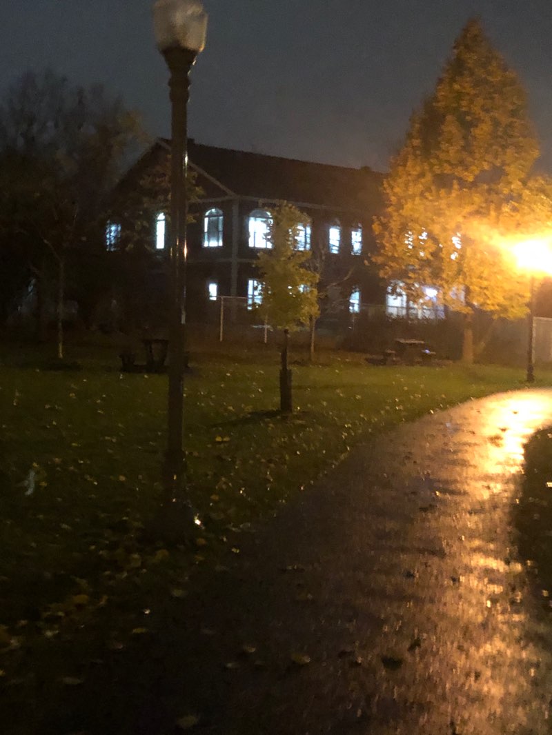 walking near me in Parc Conway in autumn