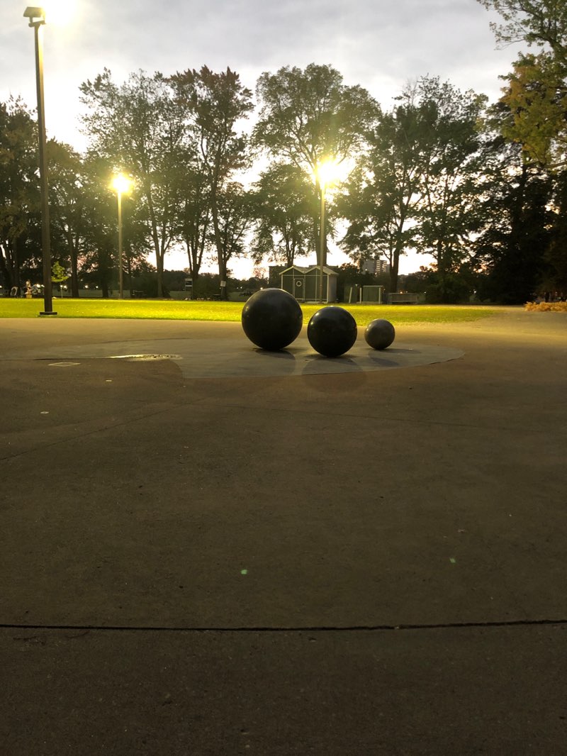 walking near me in Parc du Musée in autumn