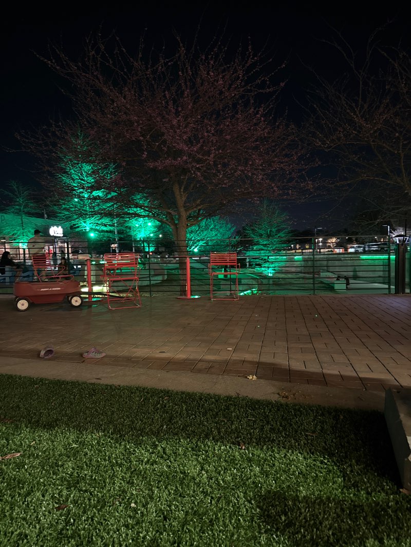 walking near me in Walter Turnbow Park in spring