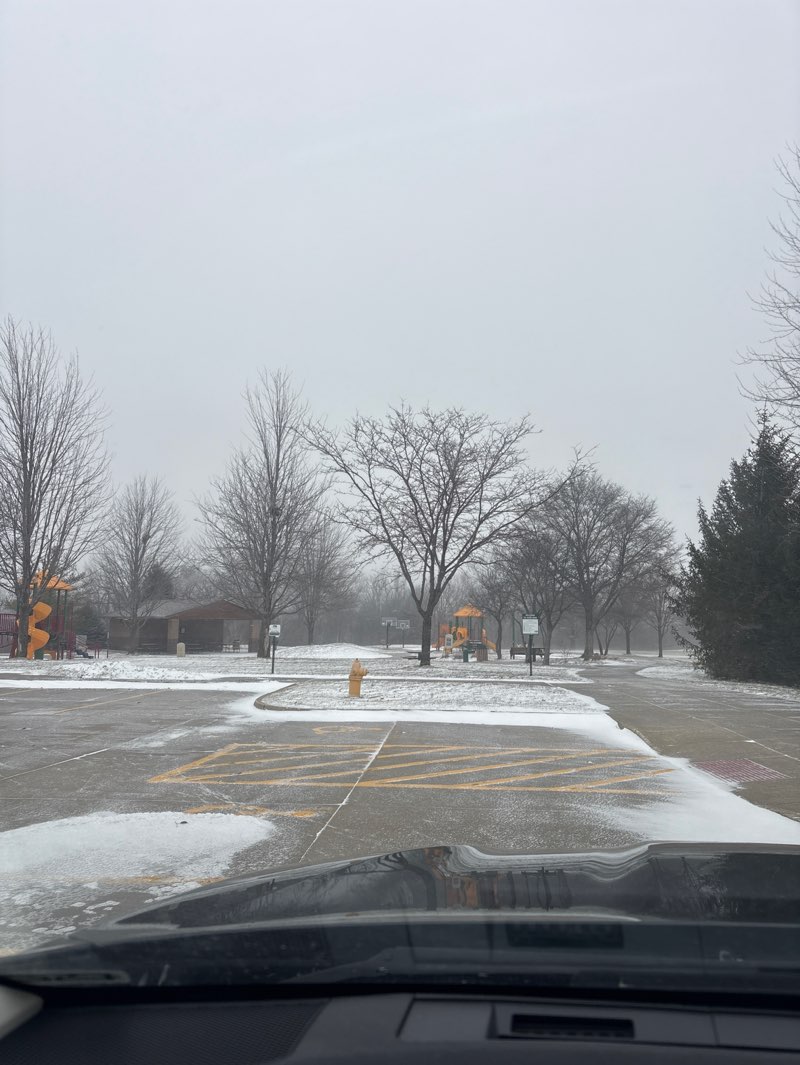 walking near me in Country Club Glen Park in winter