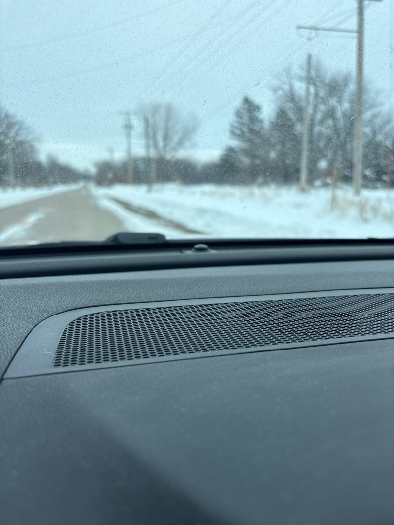 walking near me in Iowa Trolley Park in winter