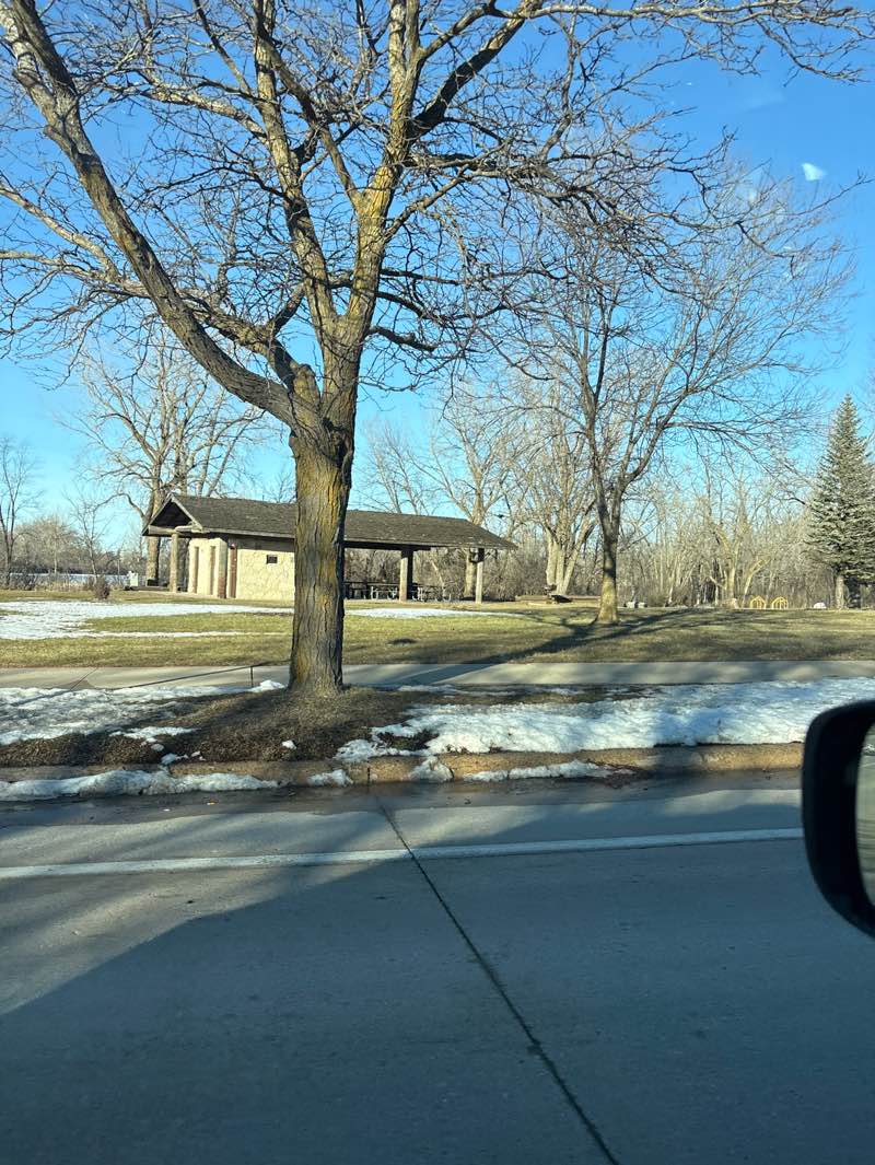 walking near me in Ray Rorick Park in winter