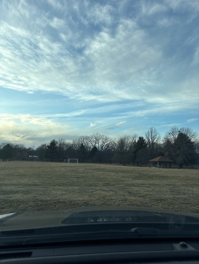 walking near me in Eddington Memorial Park in winter
