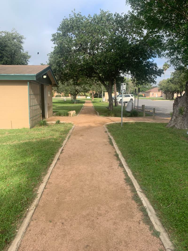 walking near me in Gibson Park in winter