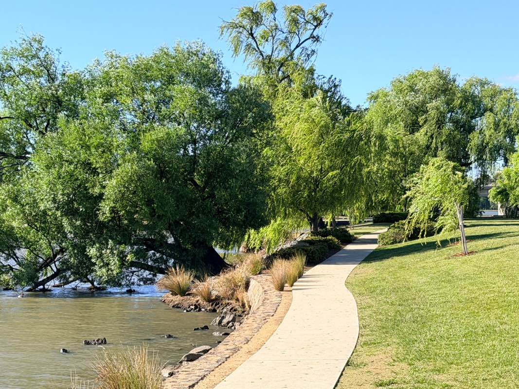 walking near me in Queen Elizabeth II Island in spring