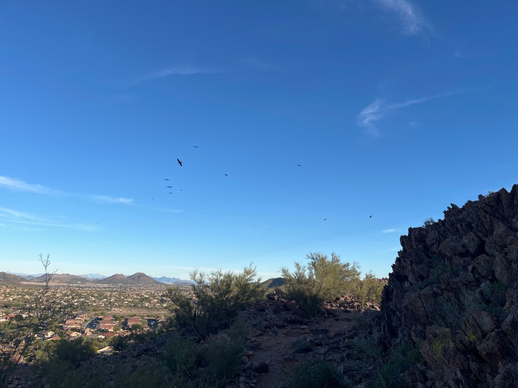 walking near me in Calderwood Butte Nature Preserve in winter