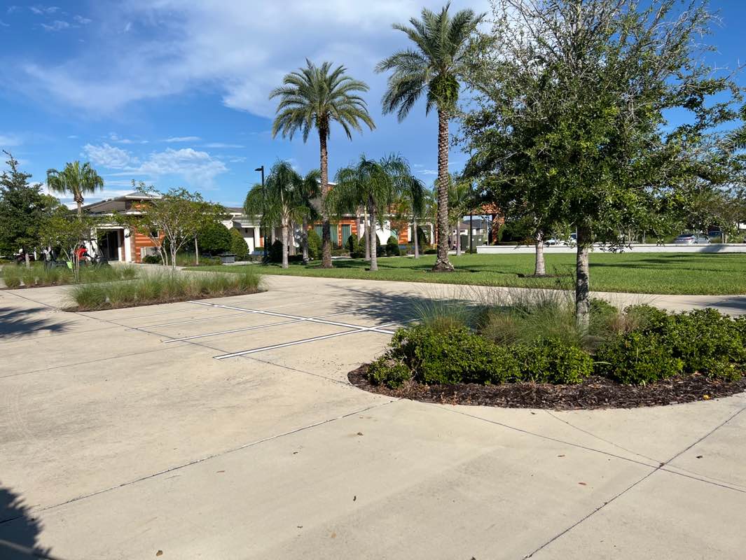 walking near me in Medley at Mirada Amenities Center in autumn