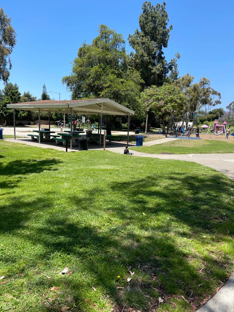 walking near me in La Mesita Park in summer