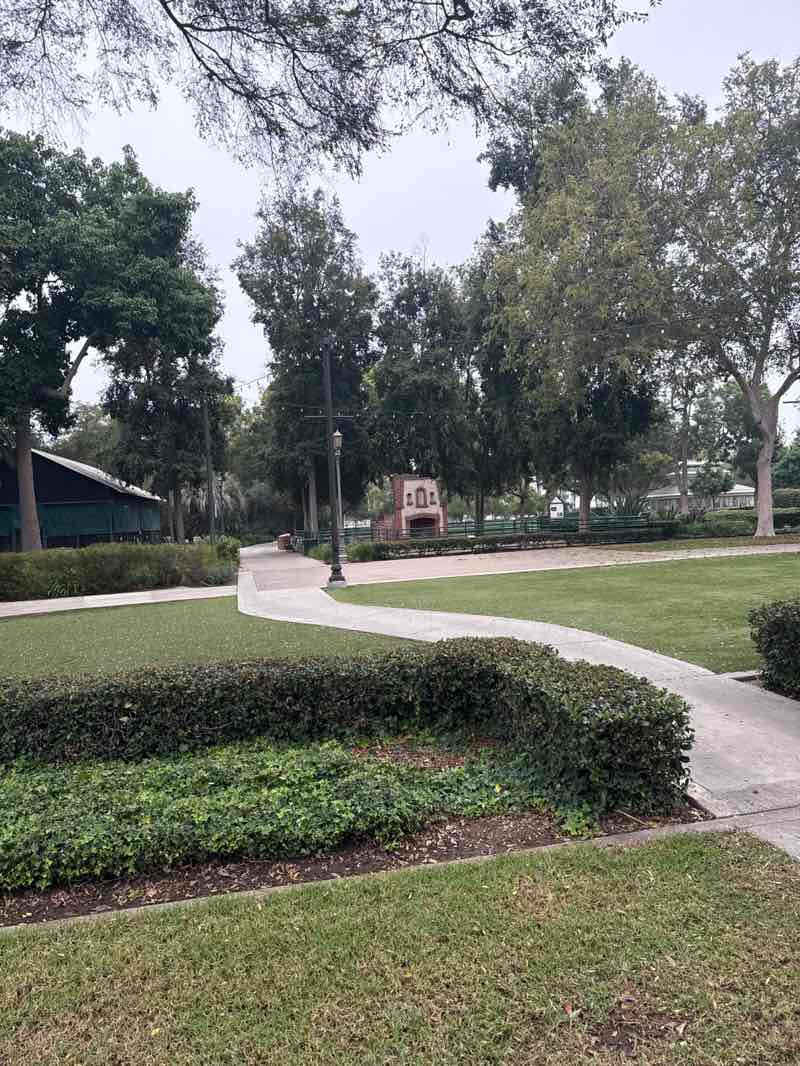 walking near me in Heritage Park in autumn