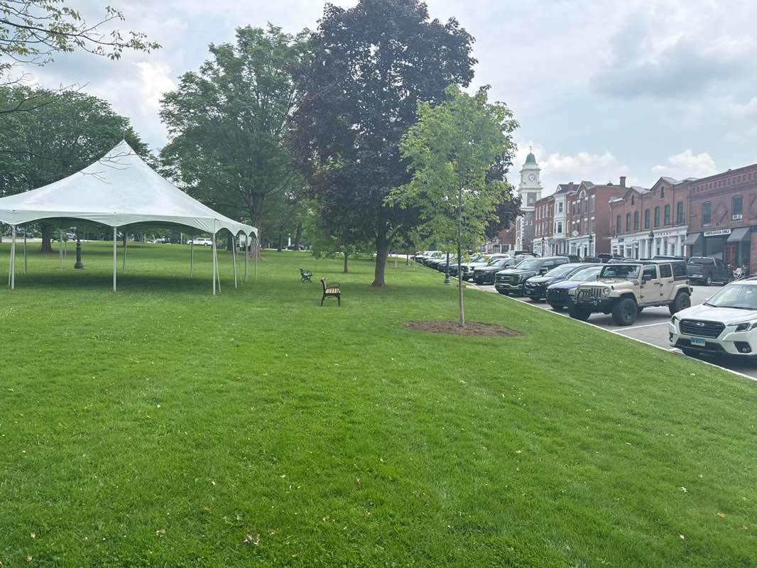 walking near me in Litchfield Town Green in summer