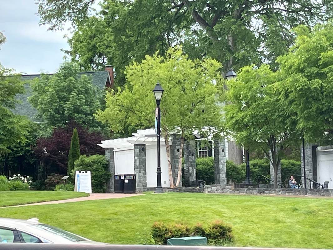 walking near me in Old Town Square in spring