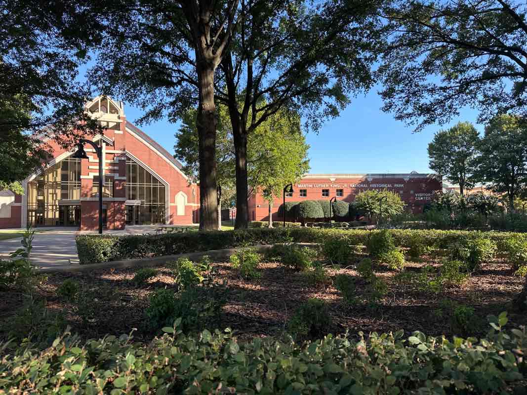 walking near me in Martin Luther King Jr. National Historic Site in autumn