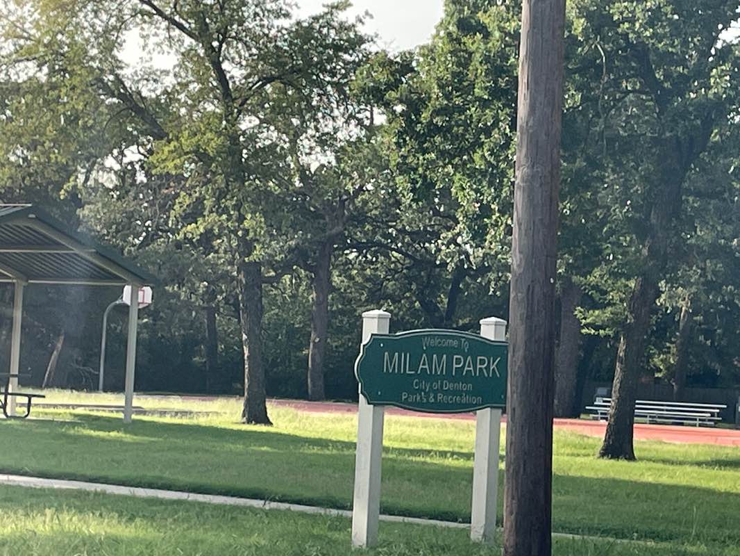 walking near me in Milam Park in autumn
