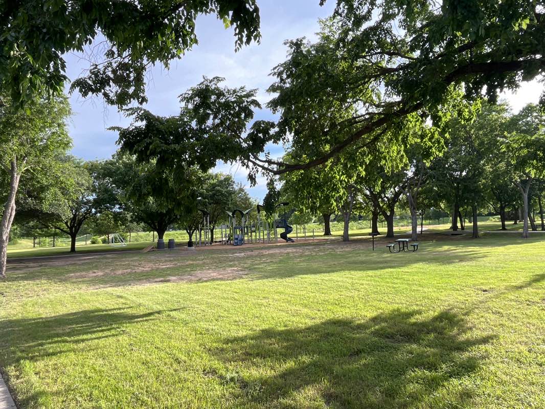 walking near me in Carl Gene Young Sr. Park in spring