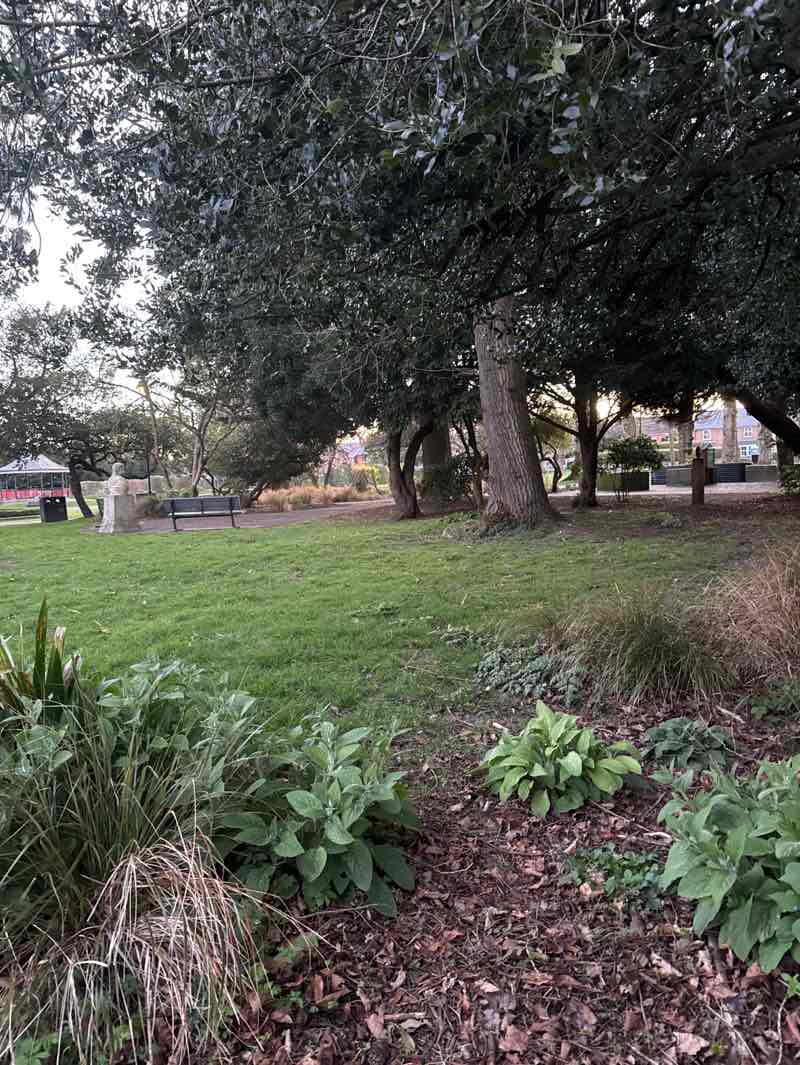 walking near me in The Public Gardens in spring