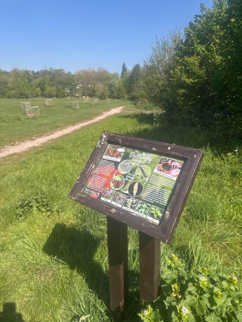 walking near me in Watermills Park in spring