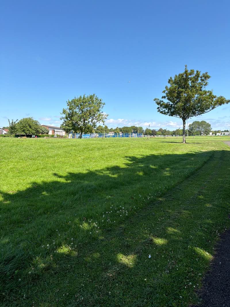 walking near me in Inchyra Park in summer
