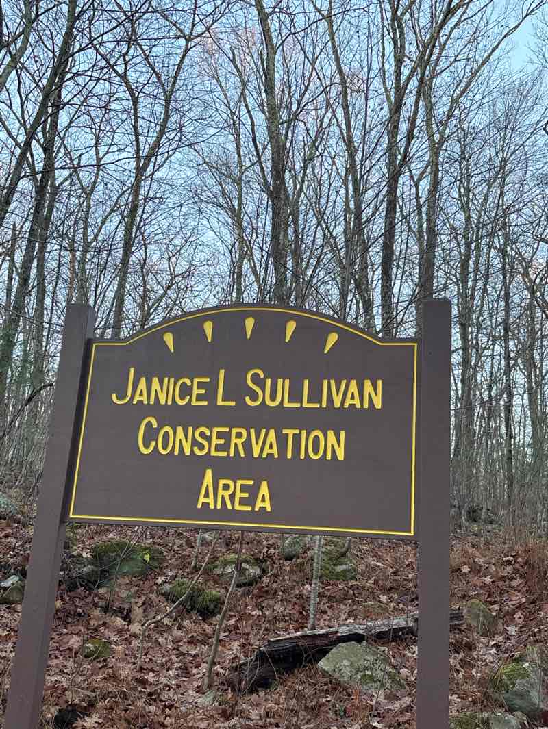 walking near me in Janice L. Sullivan Conservation Area in winter