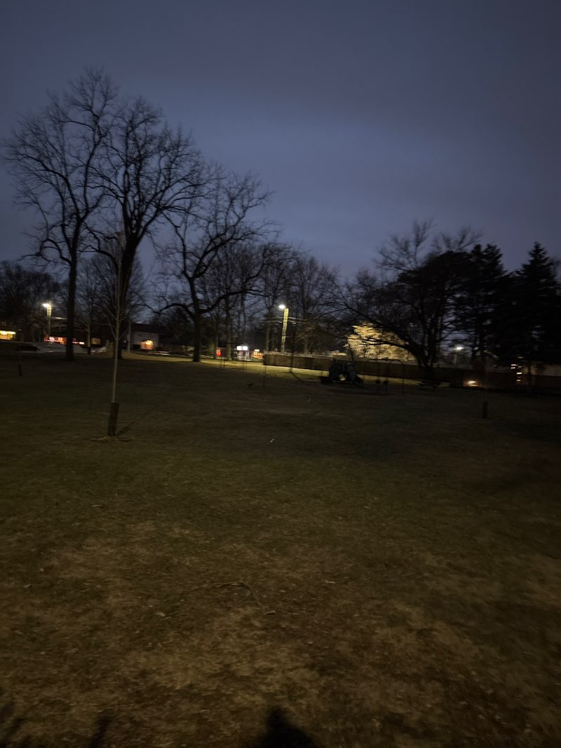 walking near me in Geary Park in winter