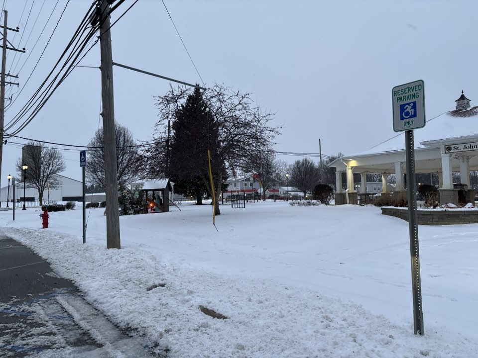 walking near me in St. johns Rotary Park in winter