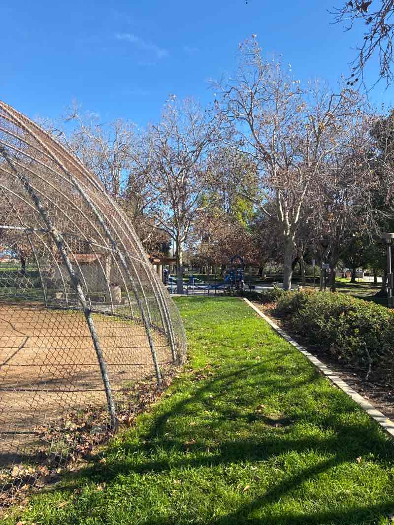 walking near me in Church Street Park in winter